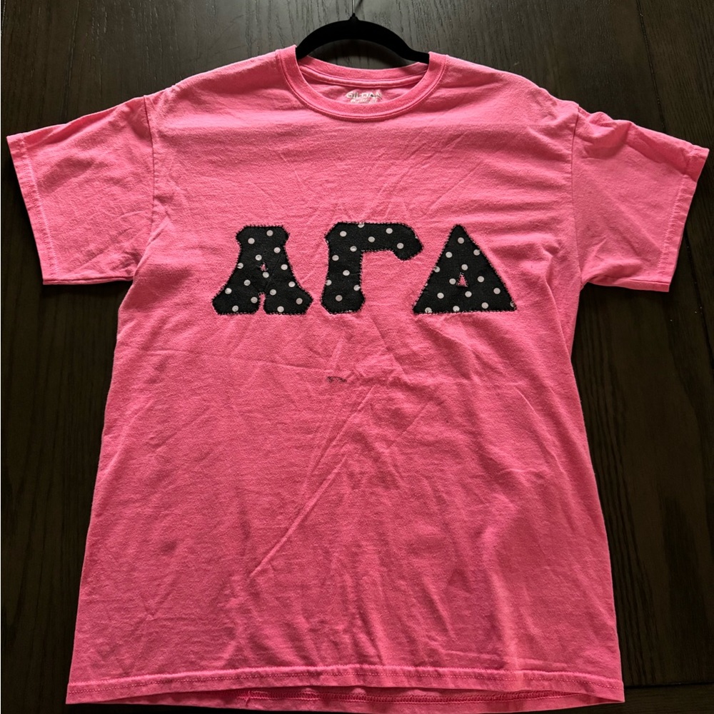 Embroidered Alpha Gamma Delta T-Shirt | AGD | ΑΓΔ